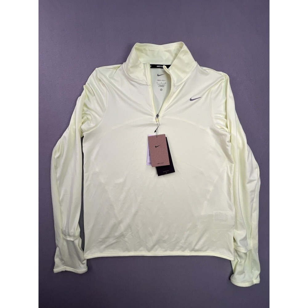 Nike Women's Size Sm Dri-Fit Swift Element UV 1/4 Zip Running Shirt FB4316-701